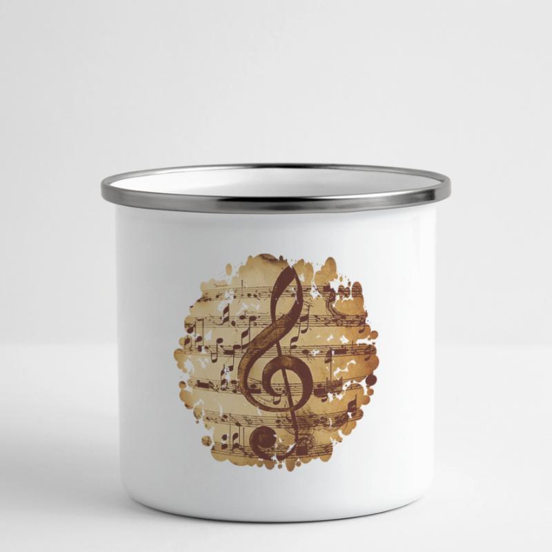 Without clef, masterpieces would be unplayable Camper Mug