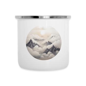 Mountains of the future - Camper Mug - white - Front
