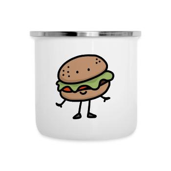 Burger-man - Camper Mug - white - Front