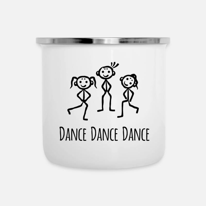 Dans le triangle Danse - Danse Danse Danse - Tasse émaillée - blanc