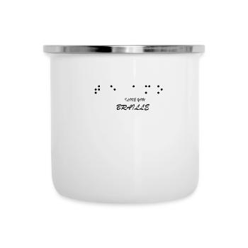 ILY BRAILLE - Camper Mug - white - Front