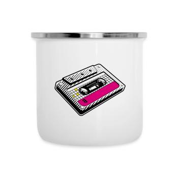 Vieille école - Tasse émaillée - blanc - Devant