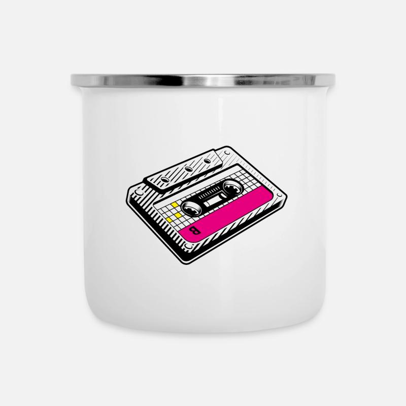 Vieille école - Tasse émaillée - blanc