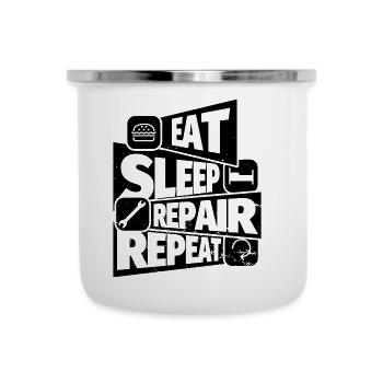Craftsman mechatronics technician funny saying - Camper Mug - white - Front