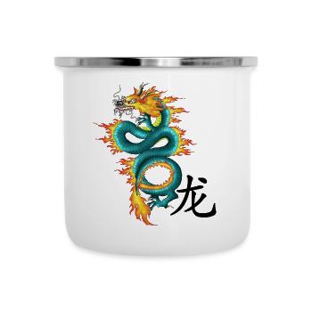Dragon - Long - Camper Mug - white - Front