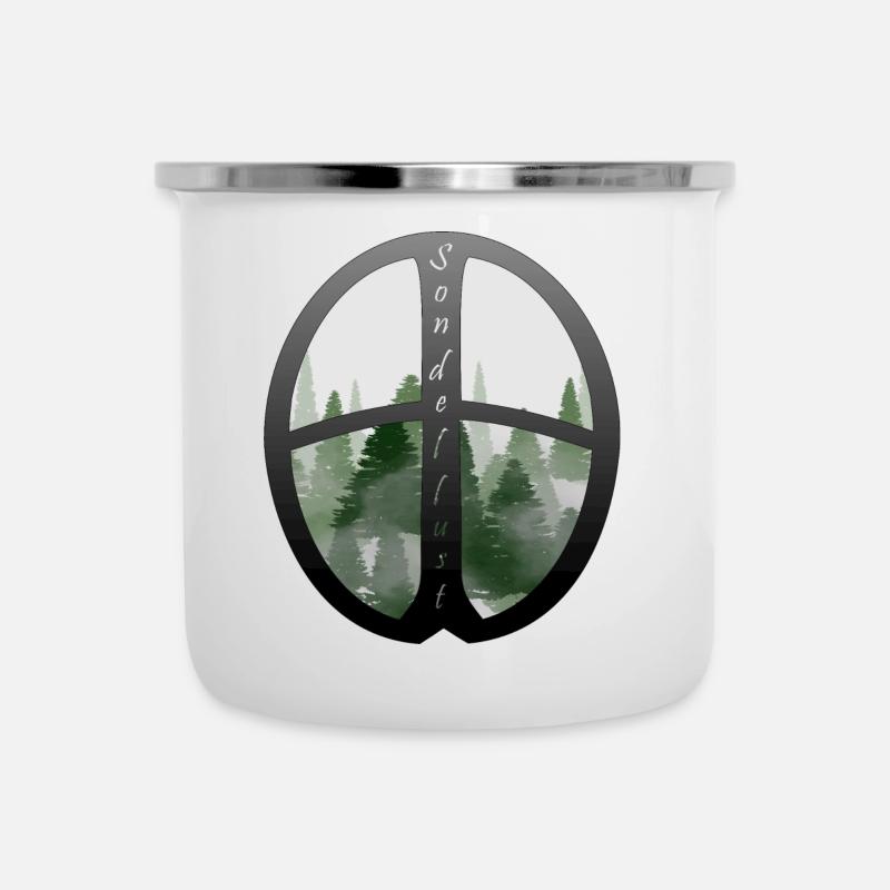 Sondellust - Emaille-Tasse - Weiß