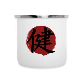Health Kanji - Camper Mug - white - Front