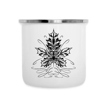Maple Leaf, Leaf, Foliage, Autumn - Camper Mug - white - Front