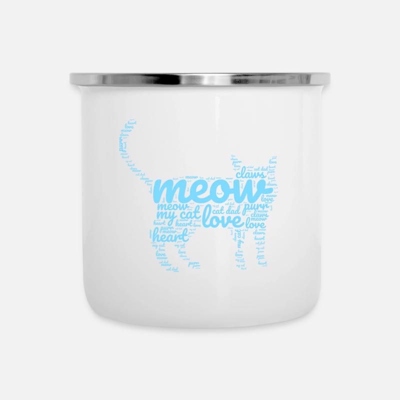 Words of Daddy Kitty - Camper Mug - white