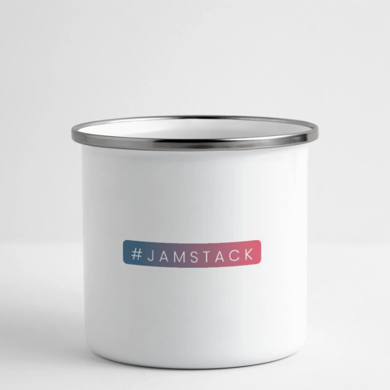 JAMstack - Javascript, API, conception de balisage Tasse émaillée