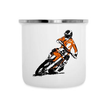 Moto Cross - Motocross - Supercross - Camper Mug - white - Front