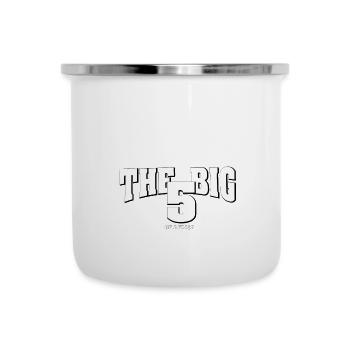 THE BIG 5 of Africa - Tasse émaillée - blanc - Devant