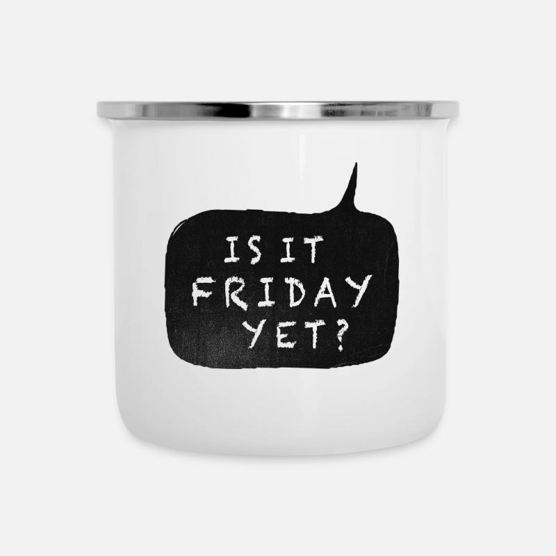 Friday! - Camper Mug - white