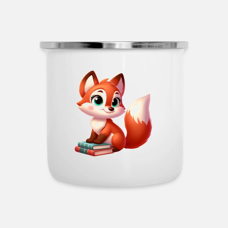 Fox 6 - Camper Mug - white