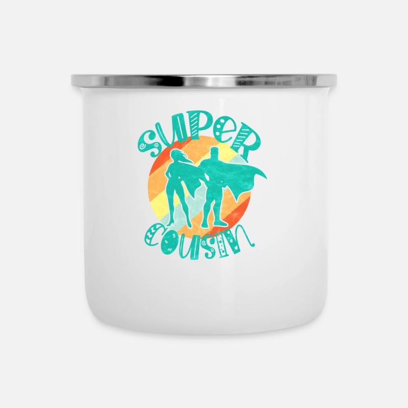 Super Cousin - Camper Mug - white