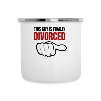 Divorce Séparation Mariage Ex Partie au divorce - Tasse émaillée - blanc - Devant