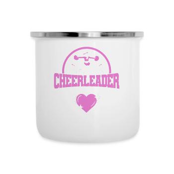Cheerleading Cheerleader Cheering Team Cheer Coach - Emaille-Tasse - Weiß - Vorne