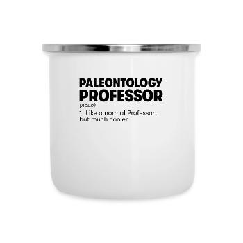 Professeur de paléontologie - Tasse émaillée - blanc - Devant