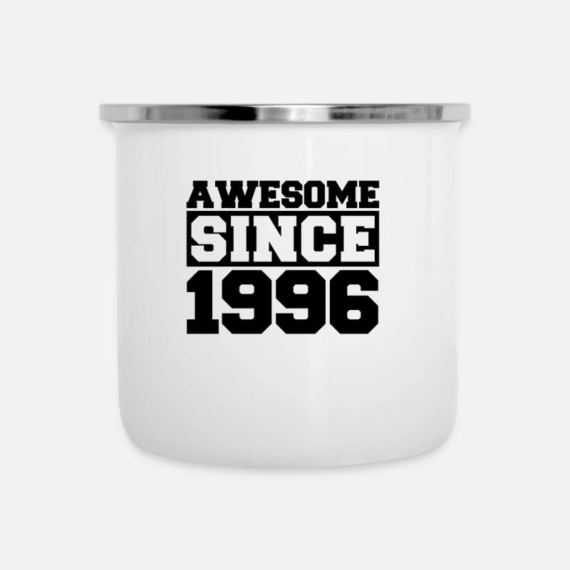 Awesome since 1996 - Camper Mug - white