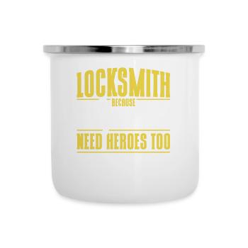 Locksmith Lock Picking Employee Locksmith - Camper Mug - white - Front