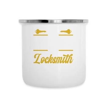 Locksmith Lock Picking Employee Locksmith - Camper Mug - white - Front