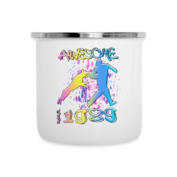 Génial depuis 1989. Agilité, Hundetraining - Tasse émaillée - blanc - Devant