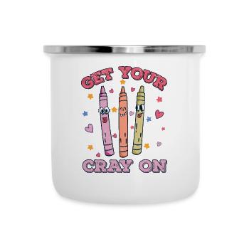 Primary School Teacher Kindergarten Educator - Camper Mug - white - Front