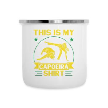 Capoeira Cadeau Brésil Arts Martiaux Capoeira - Tasse émaillée - blanc - Devant