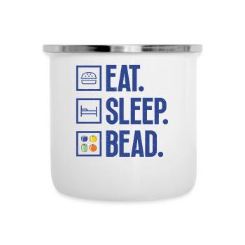 Eat Sleep Bead Jewelry Manufacturer - Camper Mug - white - Front