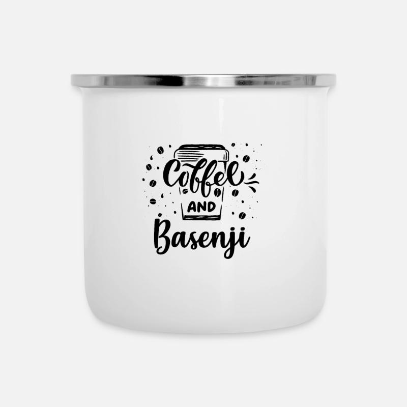 Basenji - Camper Mug - white