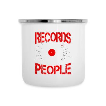 Love Vinyl Record Collector Records Collecting - Camper Mug - white - Front