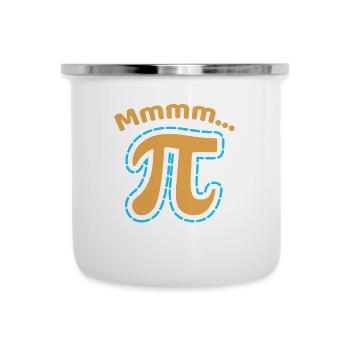 Mmmmmm. Pi Day Design for all teachers - Camper Mug - white - Front