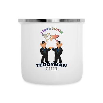 Fireden für die welt - Emaille-Tasse - Weiß - Vorne