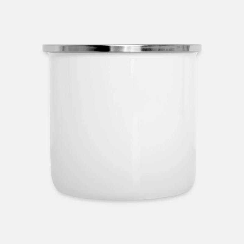 Armoiries de la main - Tasse émaillée - blanc