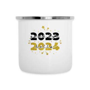 New Year's Eve Party Happy New Year 2024 - Camper Mug - white - Front