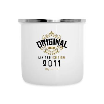 2011 limited edition Geburtstag - Emaille-Tasse - Weiß - Vorne