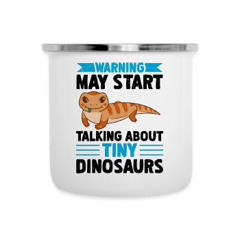 Collectionneur de lézard amoureux des reptiles - Tasse émaillée - blanc - Devant
