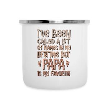 i've been called papa - Emaille-Tasse - Weiß - Vorne