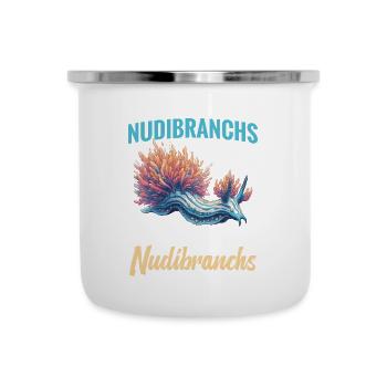 Nein, Ich Habe Nicht Genug Nacktschnecken, Weil - Emaille-Tasse - Weiß - Vorne