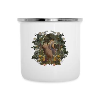 Fairy Tale Forest Kids Child Fairy Tale Character Princess - Camper Mug - white - Front