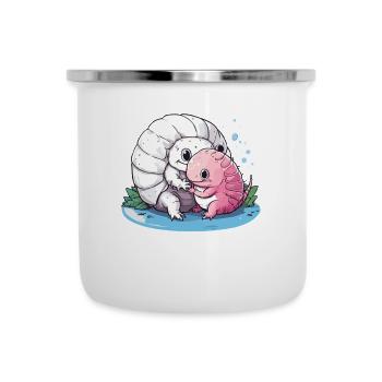 Alle Coolen Leute Züchten Winzige Dinosaurier - Emaille-Tasse - Weiß - Vorne