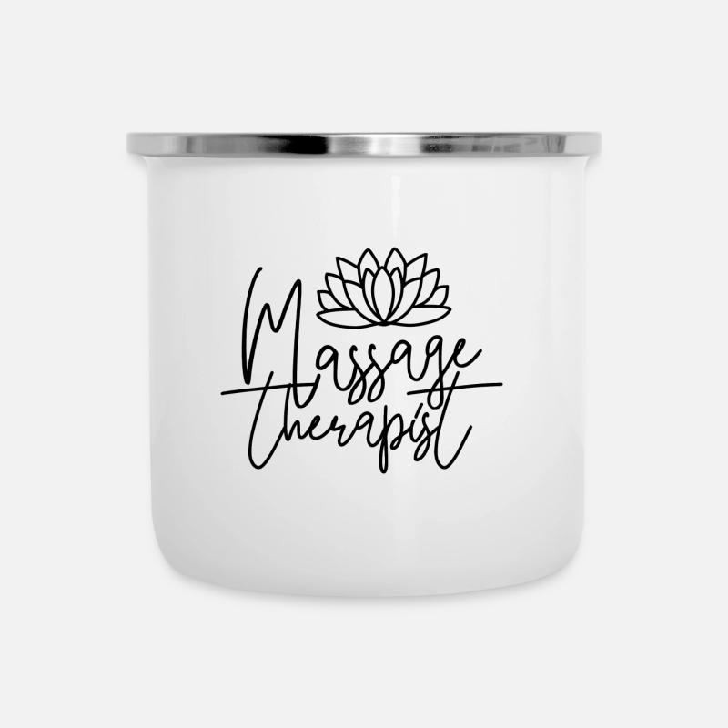 Stylish Massage Therapist - Camper Mug - white