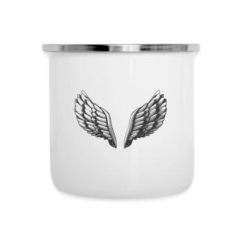 Aile - Tasse émaillée - blanc - Devant