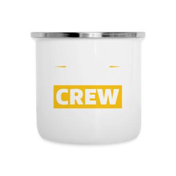 Wrestling Crew - Emaille-Tasse - Weiß - Vorne