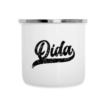 Oida München Bayern Dialekt - Emaille-Tasse - Weiß - Vorne
