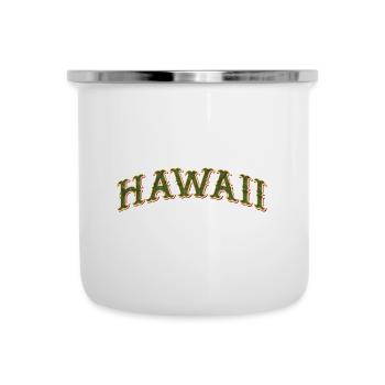 Hawaï - Tasse émaillée - blanc - Devant