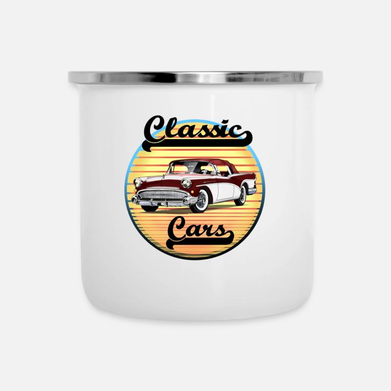 Classic Car - Camper Mug - white