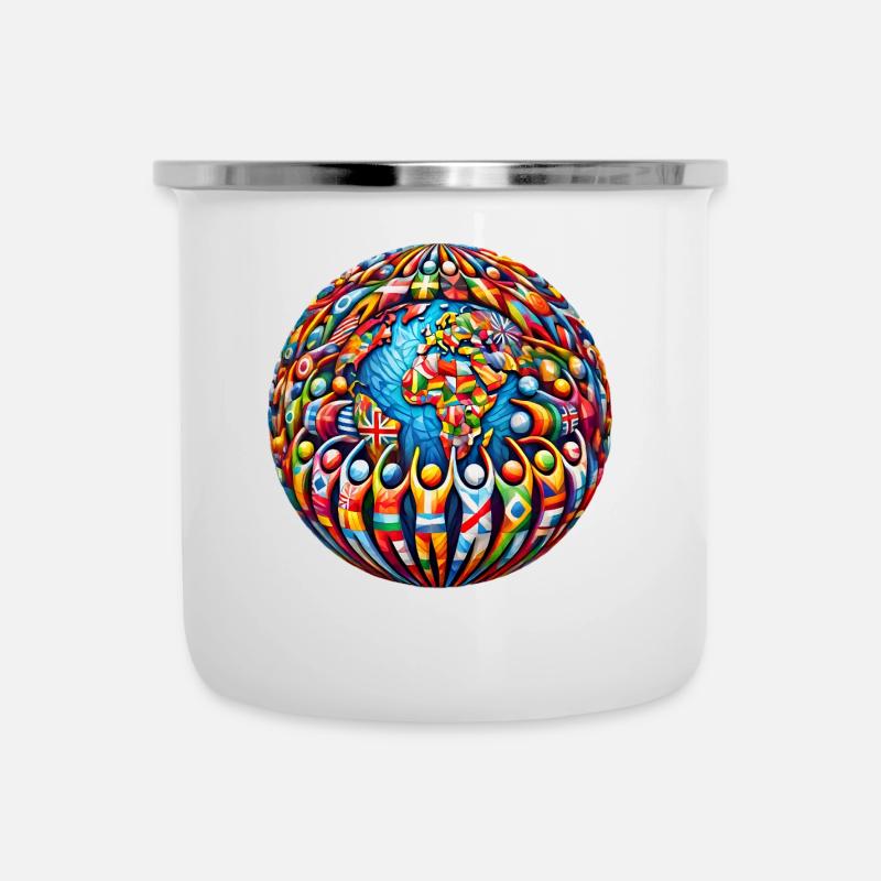Unity in Diversity – Strong Together - Camper Mug - white