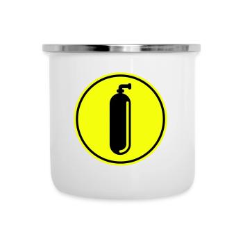 Oxygen Diving Circle - Camper Mug - white - Front