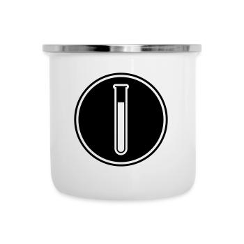 Test Tube Icon - Camper Mug - white - Front